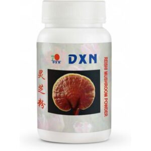 DXN Гъба Рейши на прах 22 гр – балансирана смес от мицел и тяло на Ganoderma lucidum, удобна за ежедневна употреба.
