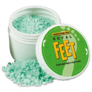 Royal Feet купка 500 г – освежаваща сол за крака с ментол, премахва миризмата и вроговена кожа.