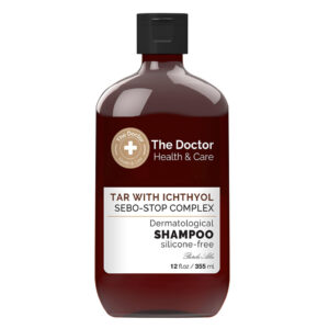 The Doctor Шампоан против пърхот с катран и ихтиол, 355 мл - почиства скалпа и премахва пърхота