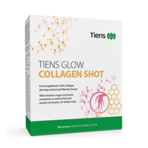 TIENS Glow колагенов шот с морски колаген, женшен, мед от манука и лилав морков