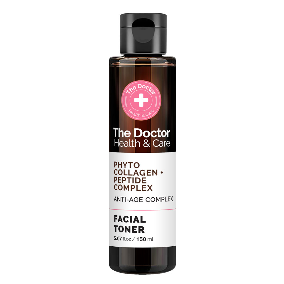 The Doctor Тонер за лице с комплекс от фито колагенови пептиди, 150 ml - овлажнява и повишава еластичността на кожата