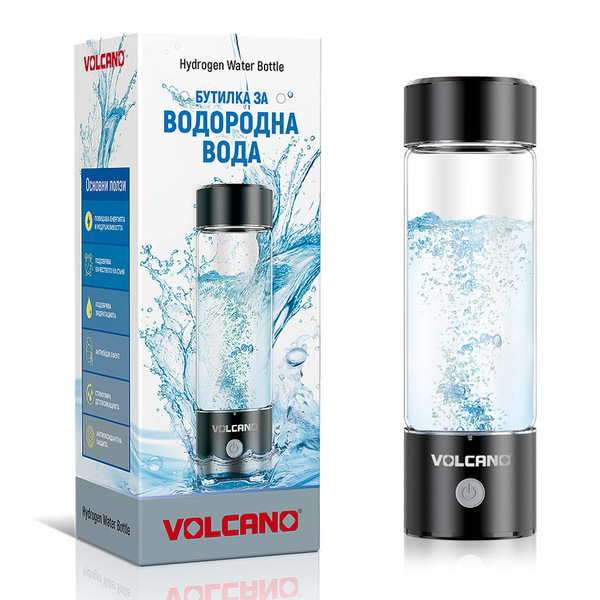 Бутилка за водородна вода Volcano + ПОДАРЪК ИЗНЕНАДА - Изображение 2