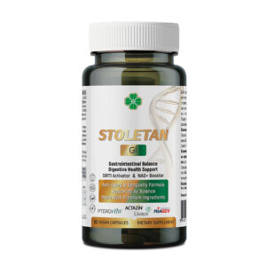 STOLETAN GI – формула с RiaGev, Pterovita, Livaux, Actazin и Bacillus coagulans за чревно здраве и повече енергия