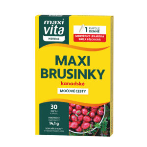 Червена боровинка MAXI VITA, 30 капсули