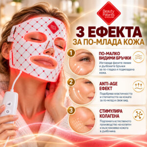 LED фотонна маска за светлинна терапия - Изображение 2